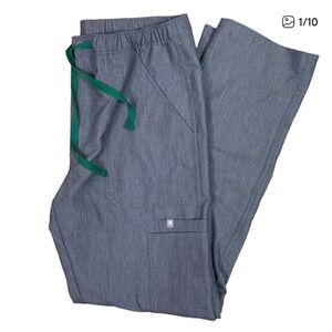 Figs Gray Scrub Pants Size Medium